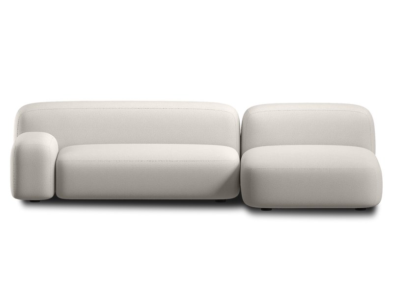 Диван модульный Риббл-2 Bucle White